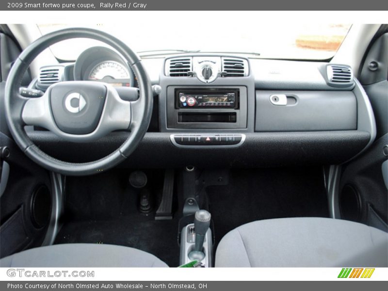 Dashboard of 2009 fortwo pure coupe