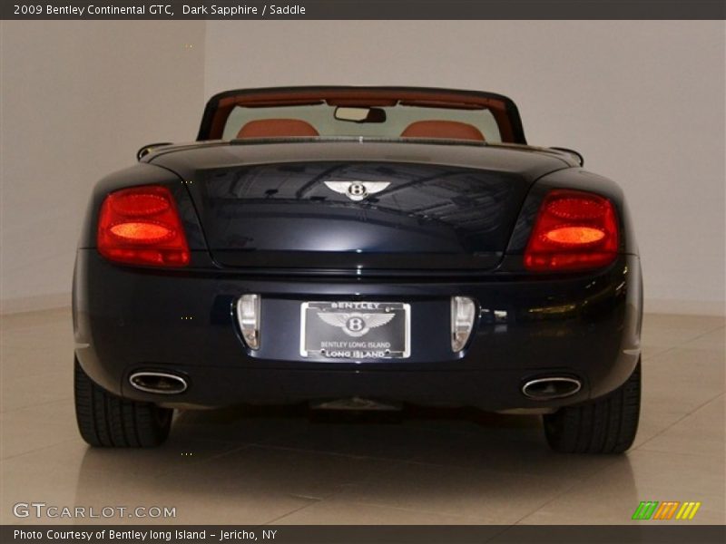 Dark Sapphire / Saddle 2009 Bentley Continental GTC