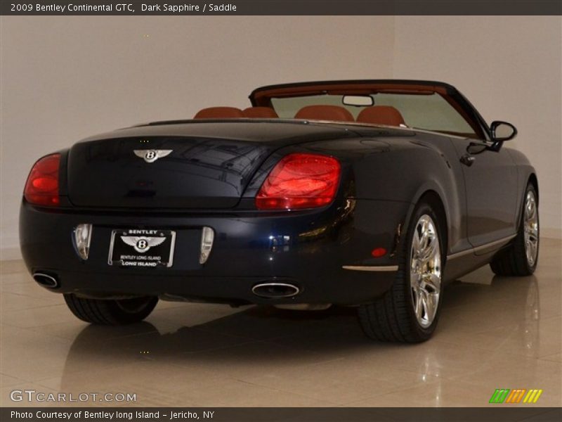 Dark Sapphire / Saddle 2009 Bentley Continental GTC