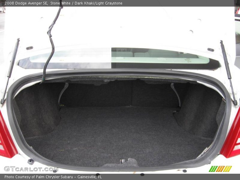 Stone White / Dark Khaki/Light Graystone 2008 Dodge Avenger SE