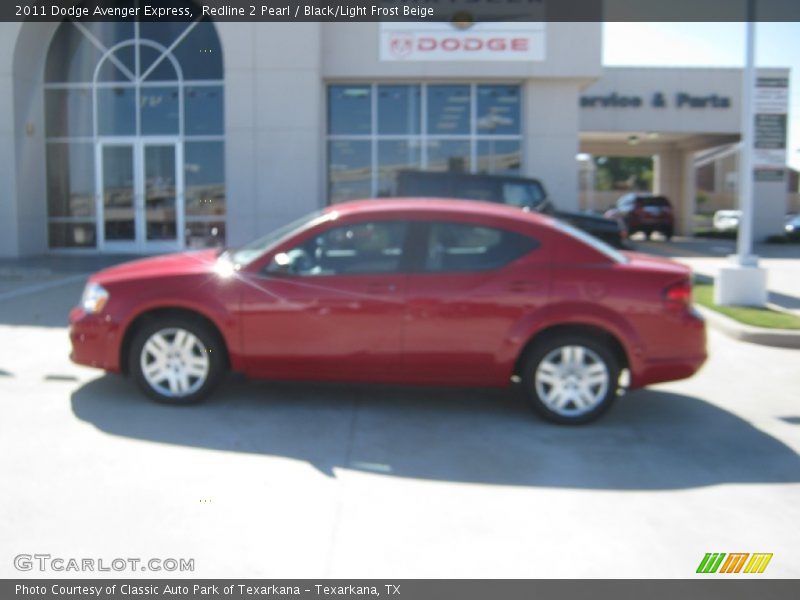 Redline 2 Pearl / Black/Light Frost Beige 2011 Dodge Avenger Express