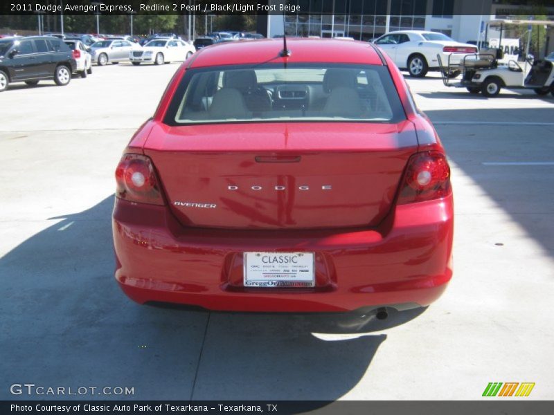 Redline 2 Pearl / Black/Light Frost Beige 2011 Dodge Avenger Express