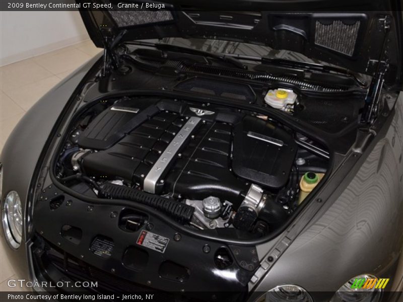  2009 Continental GT Speed Engine - 6.0L Twin-Turbocharged DOHC 48V VVT W12