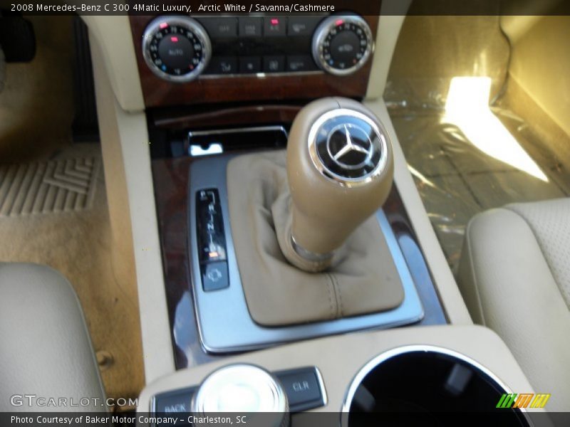 Arctic White / Savanna/Cashmere 2008 Mercedes-Benz C 300 4Matic Luxury