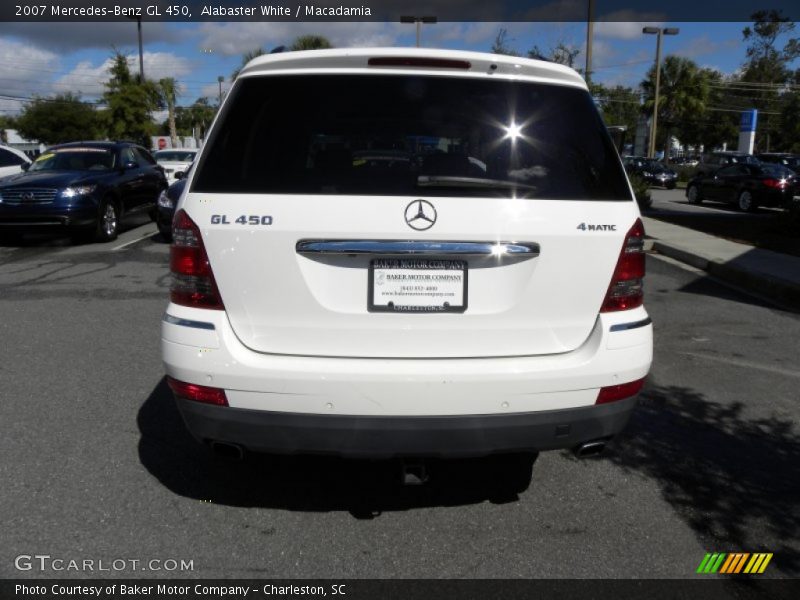 Alabaster White / Macadamia 2007 Mercedes-Benz GL 450
