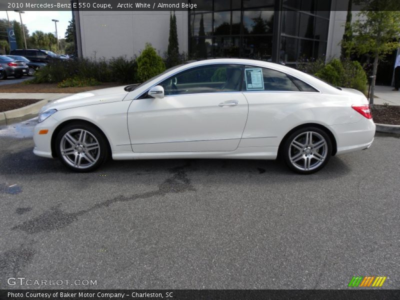  2010 E 550 Coupe Arctic White