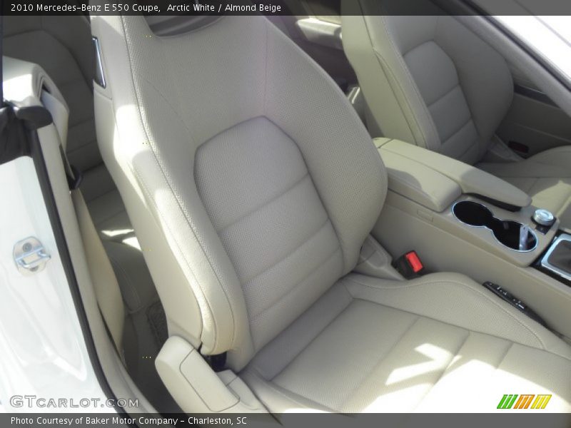 Arctic White / Almond Beige 2010 Mercedes-Benz E 550 Coupe