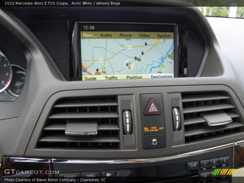 Navigation of 2010 E 550 Coupe