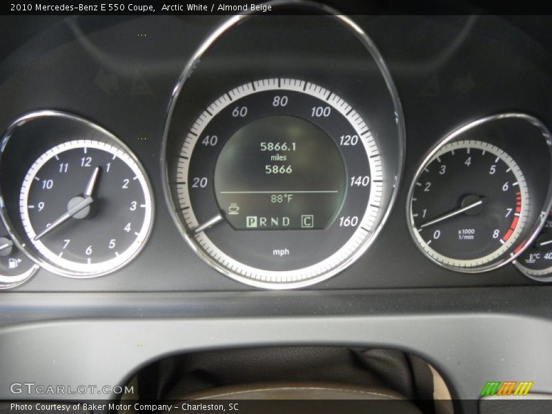  2010 E 550 Coupe 550 Coupe Gauges