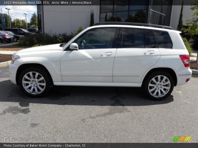 Arctic White / Almond/Black 2011 Mercedes-Benz GLK 350