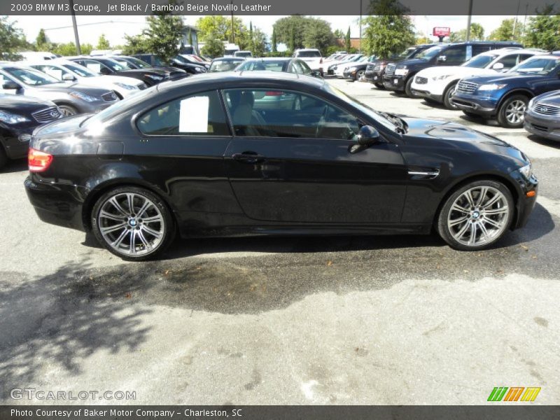 Jet Black / Bamboo Beige Novillo Leather 2009 BMW M3 Coupe