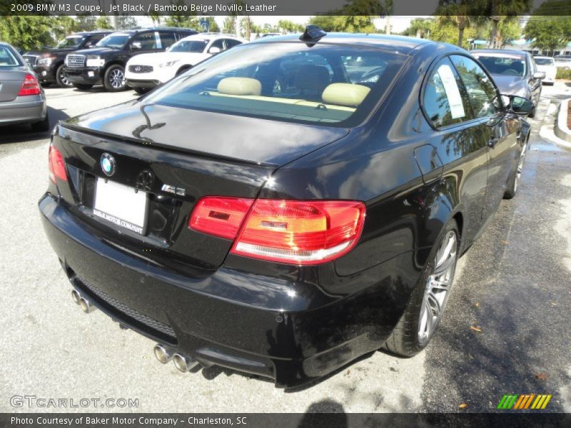 Jet Black / Bamboo Beige Novillo Leather 2009 BMW M3 Coupe