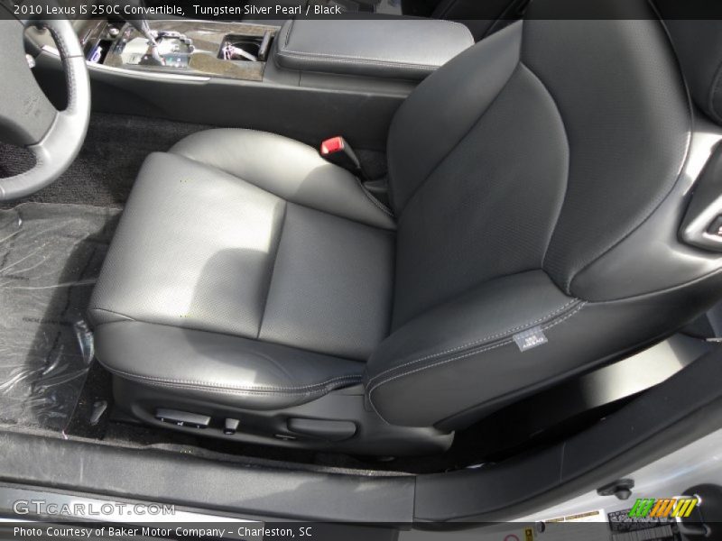  2010 IS 250C Convertible Black Interior