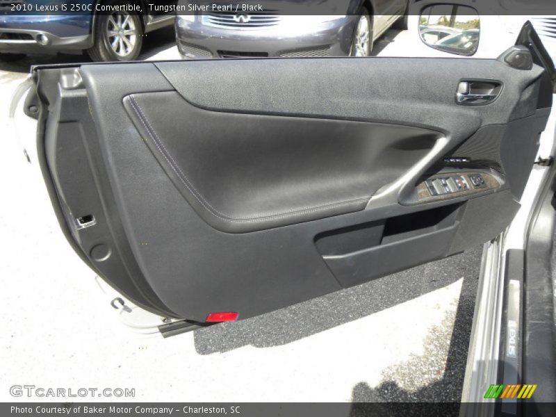Tungsten Silver Pearl / Black 2010 Lexus IS 250C Convertible