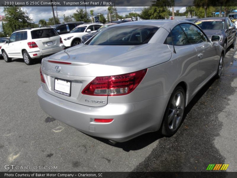 Tungsten Silver Pearl / Black 2010 Lexus IS 250C Convertible