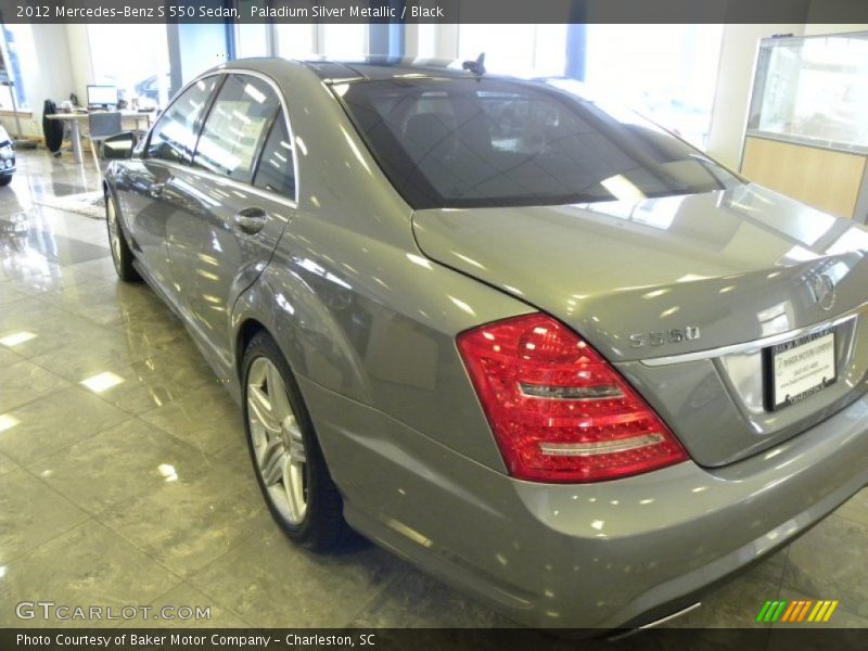 Paladium Silver Metallic / Black 2012 Mercedes-Benz S 550 Sedan