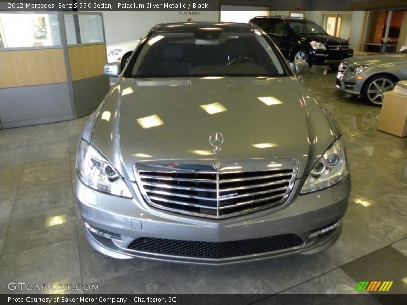 Paladium Silver Metallic / Black 2012 Mercedes-Benz S 550 Sedan