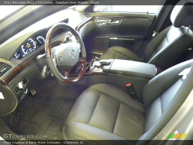 Paladium Silver Metallic / Black 2012 Mercedes-Benz S 550 Sedan