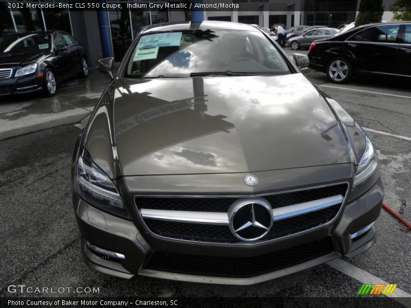Indium Grey Metallic / Almond/Mocha 2012 Mercedes-Benz CLS 550 Coupe