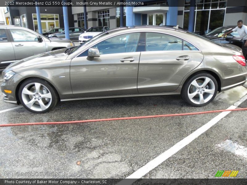 Indium Grey Metallic / Almond/Mocha 2012 Mercedes-Benz CLS 550 Coupe