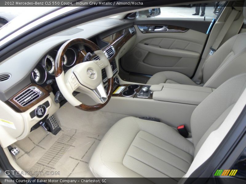 Indium Grey Metallic / Almond/Mocha 2012 Mercedes-Benz CLS 550 Coupe