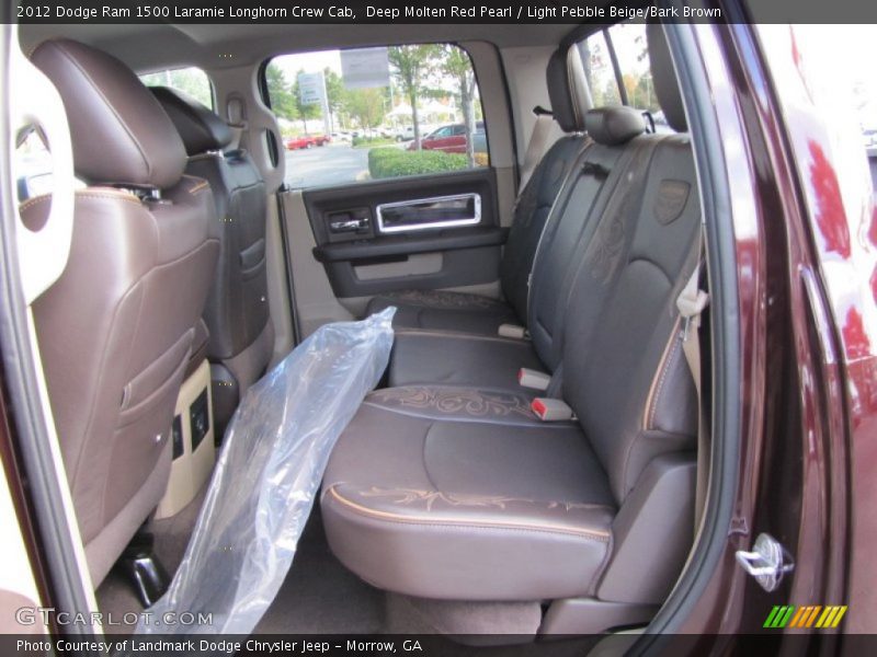  2012 Ram 1500 Laramie Longhorn Crew Cab Light Pebble Beige/Bark Brown Interior