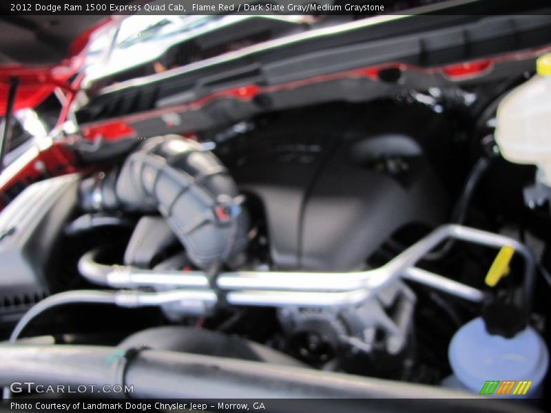 Flame Red / Dark Slate Gray/Medium Graystone 2012 Dodge Ram 1500 Express Quad Cab