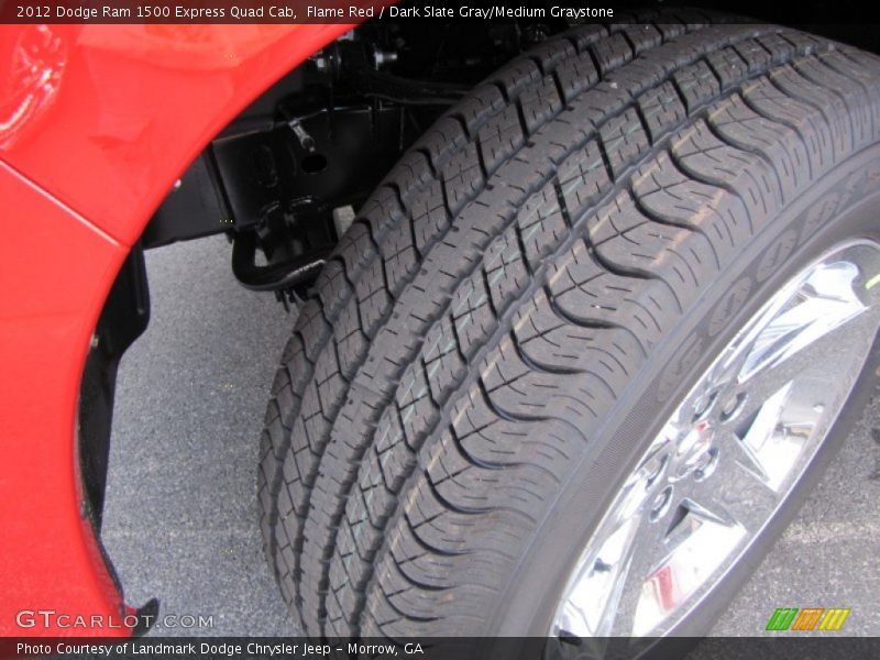 Flame Red / Dark Slate Gray/Medium Graystone 2012 Dodge Ram 1500 Express Quad Cab