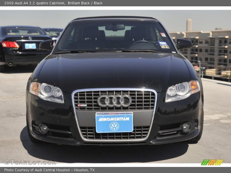 Brilliant Black / Black 2009 Audi A4 3.2 quattro Cabriolet