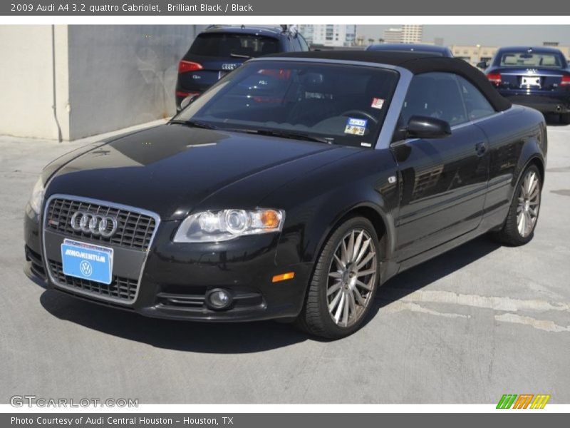 Brilliant Black / Black 2009 Audi A4 3.2 quattro Cabriolet