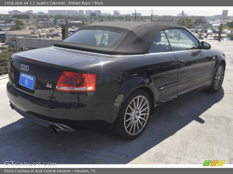 Brilliant Black / Black 2009 Audi A4 3.2 quattro Cabriolet