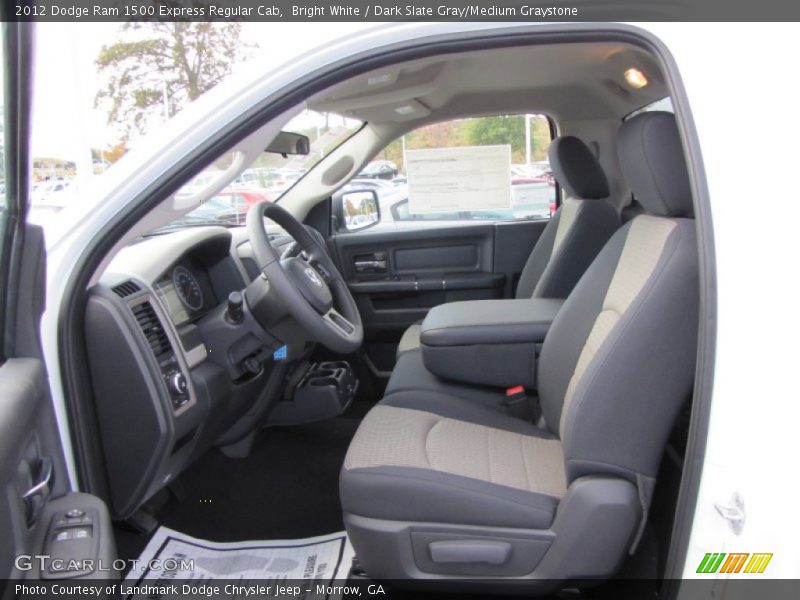  2012 Ram 1500 Express Regular Cab Dark Slate Gray/Medium Graystone Interior