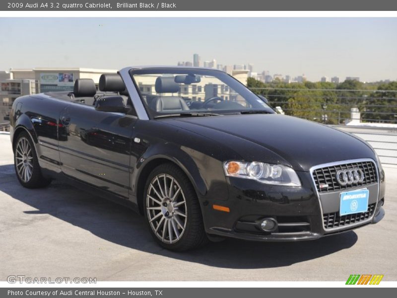 Brilliant Black / Black 2009 Audi A4 3.2 quattro Cabriolet