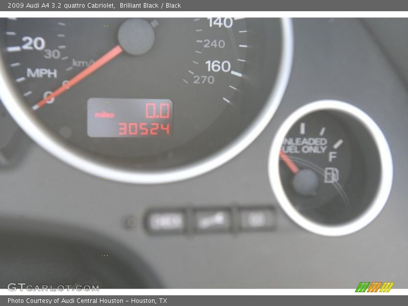 Brilliant Black / Black 2009 Audi A4 3.2 quattro Cabriolet