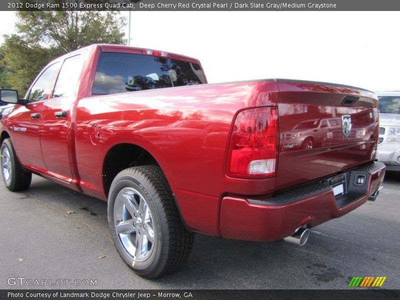 Deep Cherry Red Crystal Pearl / Dark Slate Gray/Medium Graystone 2012 Dodge Ram 1500 Express Quad Cab