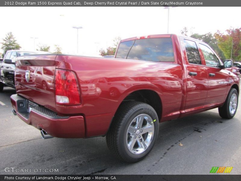 Deep Cherry Red Crystal Pearl / Dark Slate Gray/Medium Graystone 2012 Dodge Ram 1500 Express Quad Cab