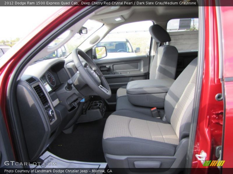  2012 Ram 1500 Express Quad Cab Dark Slate Gray/Medium Graystone Interior