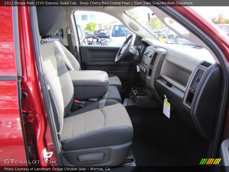 Deep Cherry Red Crystal Pearl / Dark Slate Gray/Medium Graystone 2012 Dodge Ram 1500 Express Quad Cab