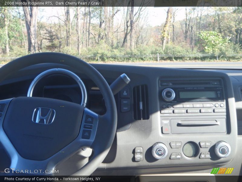 Dark Cherry Pearl / Gray 2008 Honda Ridgeline RTS