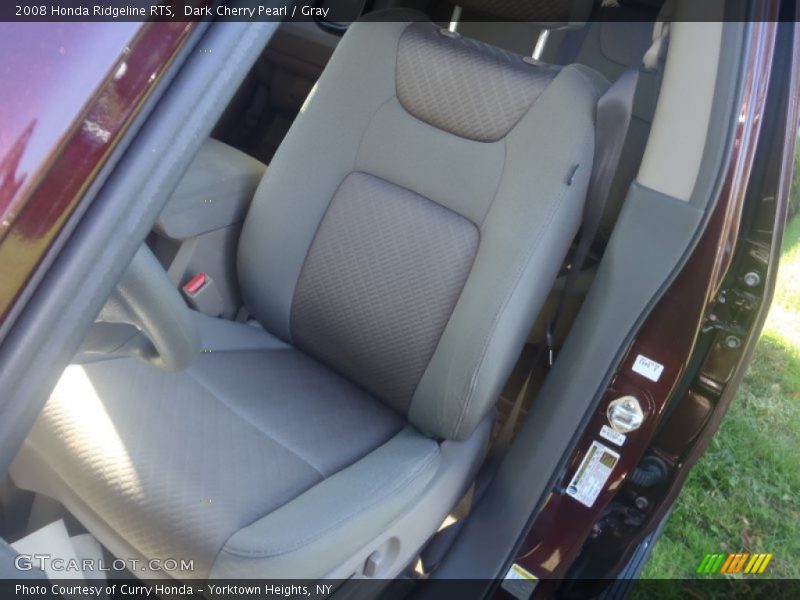 Dark Cherry Pearl / Gray 2008 Honda Ridgeline RTS