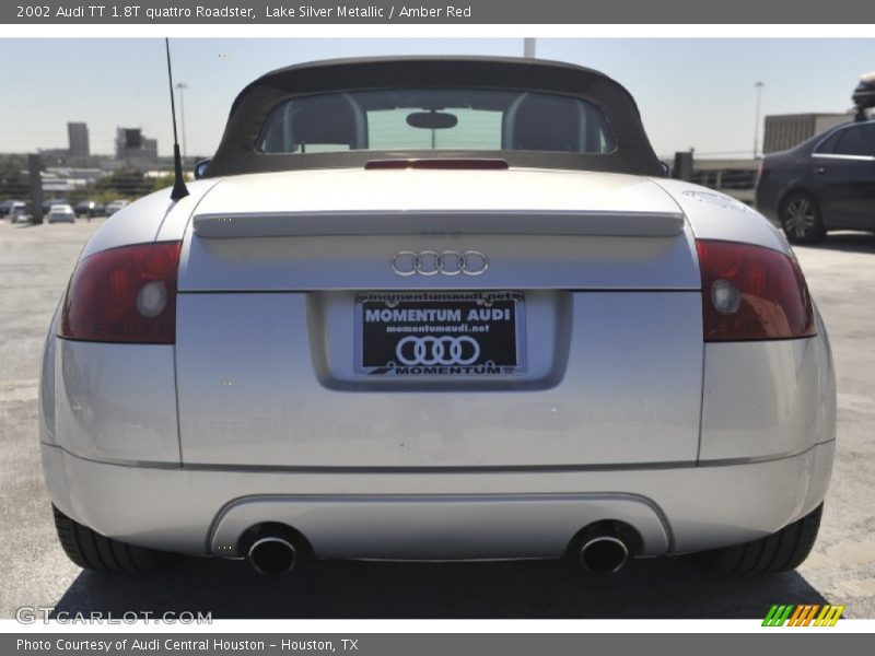 Lake Silver Metallic / Amber Red 2002 Audi TT 1.8T quattro Roadster