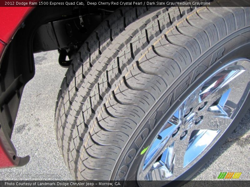 Deep Cherry Red Crystal Pearl / Dark Slate Gray/Medium Graystone 2012 Dodge Ram 1500 Express Quad Cab