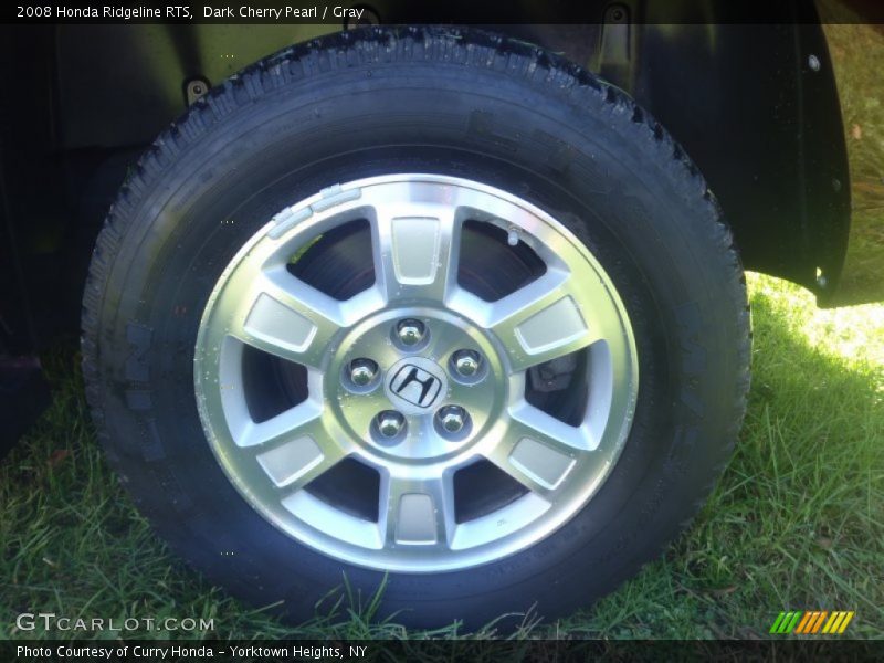 Dark Cherry Pearl / Gray 2008 Honda Ridgeline RTS