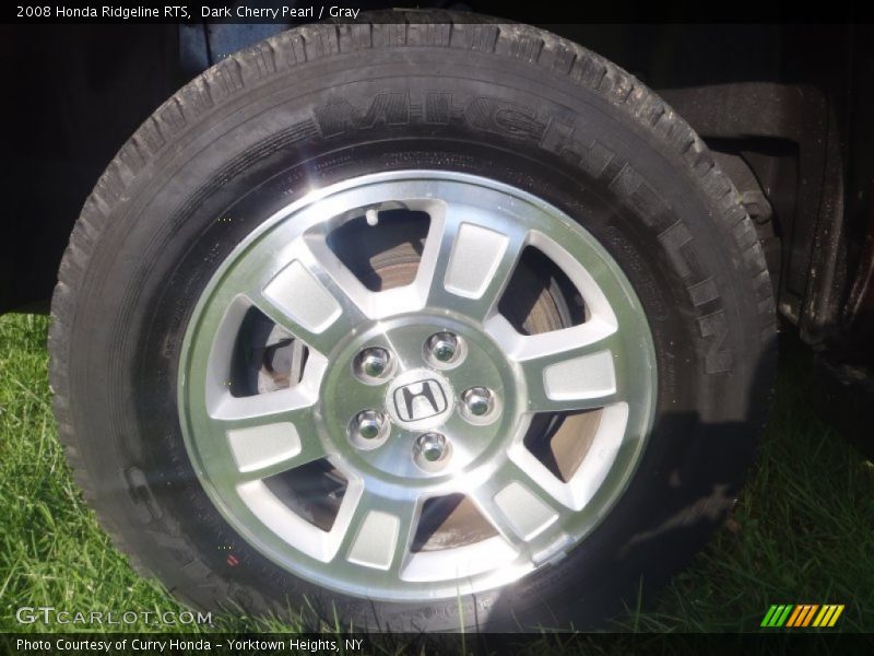 Dark Cherry Pearl / Gray 2008 Honda Ridgeline RTS