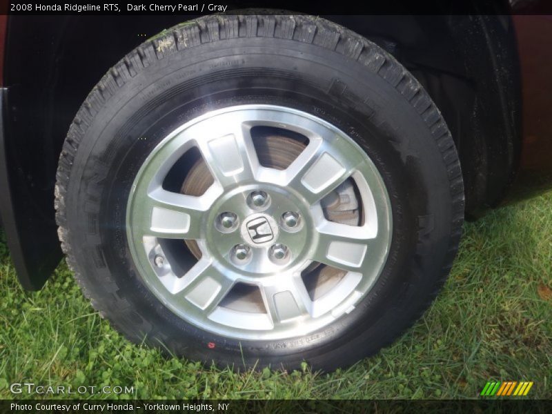 Dark Cherry Pearl / Gray 2008 Honda Ridgeline RTS