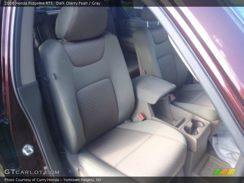 Dark Cherry Pearl / Gray 2008 Honda Ridgeline RTS