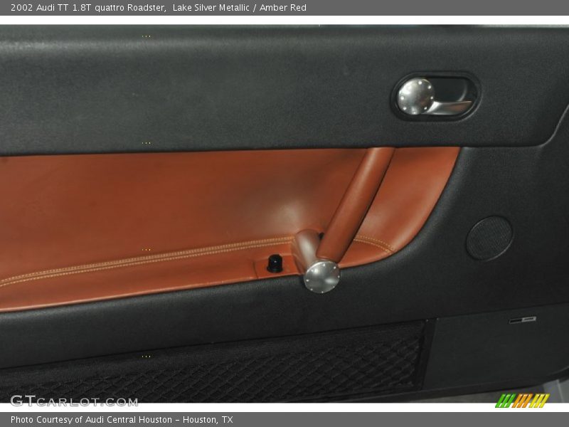 Lake Silver Metallic / Amber Red 2002 Audi TT 1.8T quattro Roadster