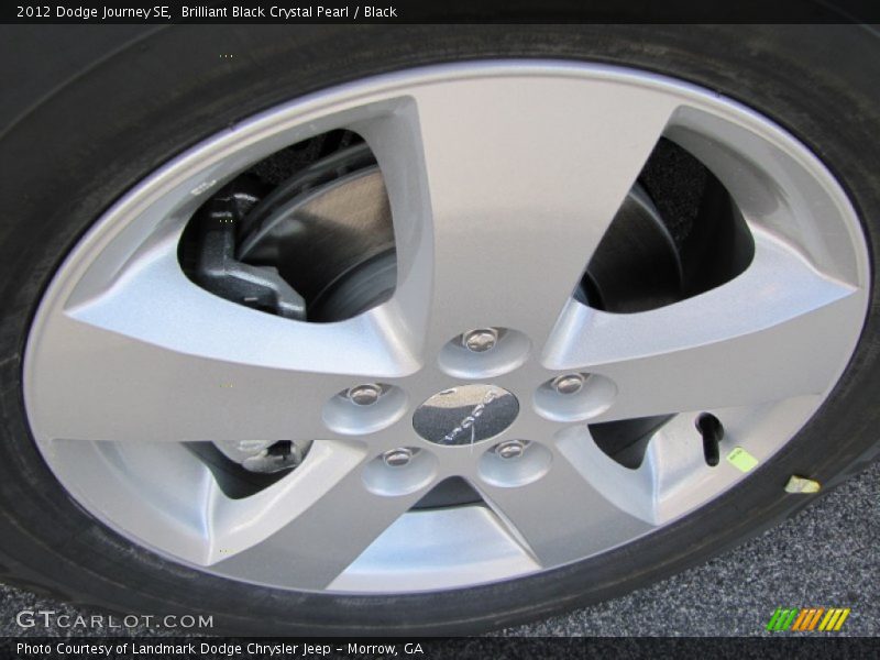 Brilliant Black Crystal Pearl / Black 2012 Dodge Journey SE