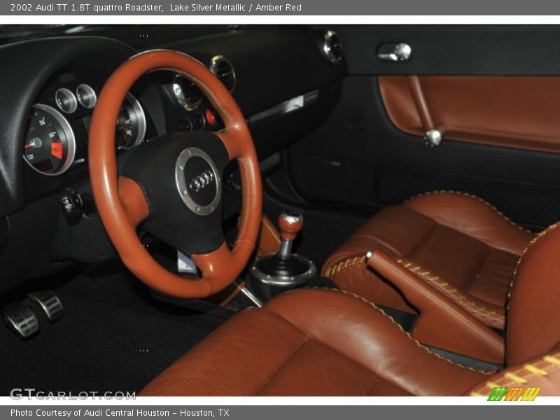  2002 TT 1.8T quattro Roadster Amber Red Interior