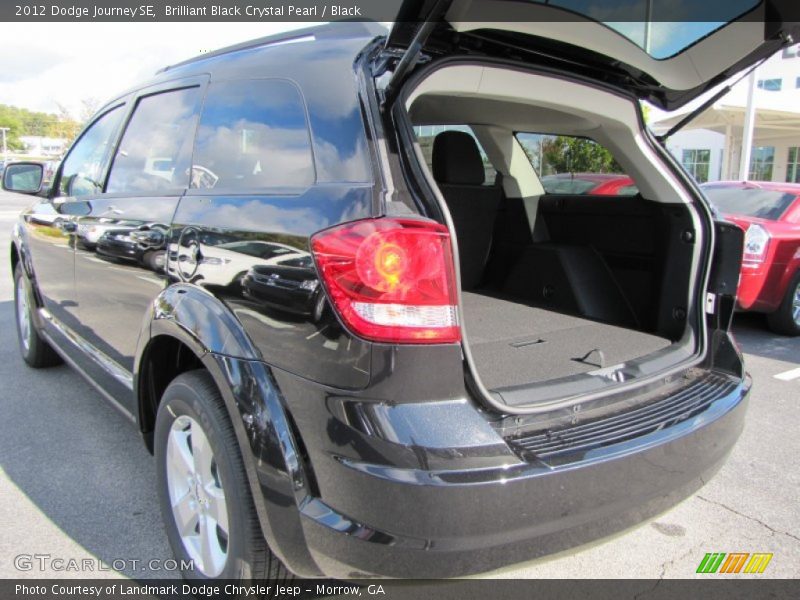 Brilliant Black Crystal Pearl / Black 2012 Dodge Journey SE